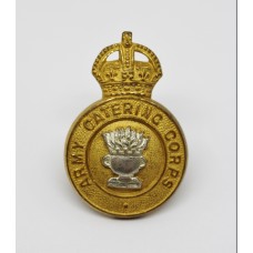 Army Catering Corps Officer's Dress Collar Badge - King's Crown