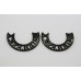 Pair of Boer War Middlesex Regiment (MIDDLESEX) Shoulder Titles