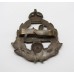 East Lancashire Regiment Officer's Service Dress Cap Badge - King's Crown