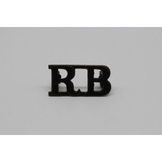 Rifle Brigade (R.B.) Shoulder Title