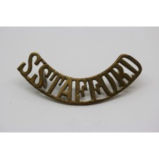 South Staffordshire Regiment (S.STAFFORD) Shoulder Title