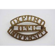 Oxford University O.T.C. Shoulder Title