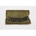 Leicestershire Regiment (LEICESTERSHIRE) Cloth Slip On Shoulder Title
