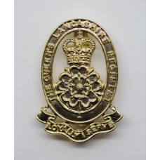 Queen's Lancashire Regiment Anodised (Staybrite) Cap Badge