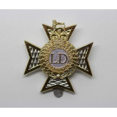 Light Dragoons Anodised (Staybrite) Cap Badge