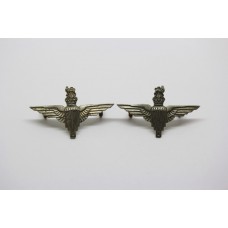 Pair of Parachute Regiment Collar Badges - King's Crown