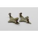 Pair of Parachute Regiment Collar Badges - King's Crown