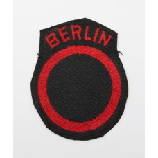 Berlin District Cloth Formation Sign