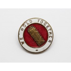 British Fascist Organisation 'We Hold Together' Enamelled Lapel Badge