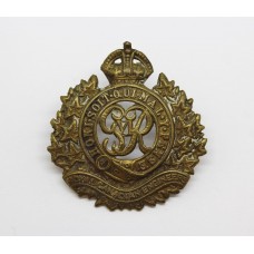 George VI Royal Canadian Engineers Cap Badge