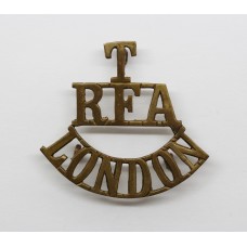 Royal Field Artillery London Territorials (T/R.F.A./LONDON) Shoulder Title