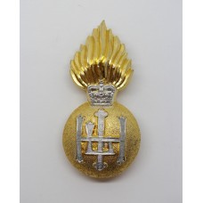 Royal Highland Fusiliers Anodised (Staybrite) Cap Badge - Queen's Crown