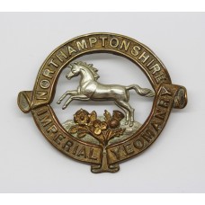 Northamptonshire Imperial Yeomanry Slouch Hat Badge