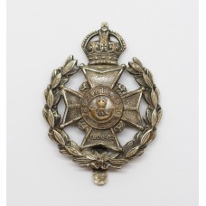 7th (Robin Hoods) Bn. Notts & Derby Regiment (Sherwood Foresters) Chromed Cap Badge - King's Crown
