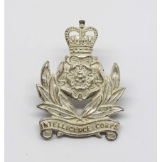 Intelligence Corps Officer's Dress Cap Badge - Queen's Crown