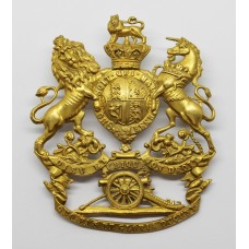 Victorian Royal Artillery Officer's Gilt Helmet Plate