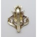 University of London O.T.C. Anodised (Staybrite) Cap Badge - Queen's Crown