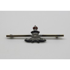 Royal Artillery Sweetheart Brooch / Tie Pin - King's Crown