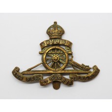 Royal Artillery Cap Badge - King's Crown
