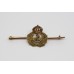 Royal Navy 9ct Gold and Enamel Sweetheart Brooch - King's Crown