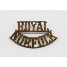 Royal Norfolk Regiment (ROYAL/NORFOLK) Shoulder Title