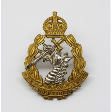 Royal Army Dental Corps (R.A.D.C.) Officer's Dress Cap Badge - King's Crown (2nd Pattern)