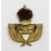 Royal Air Force (R.A.F.) Warrant Officer's Cap Badge - King's Crown