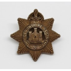 Devonshire Regiment WW2 Plastic Economy Cap Badge