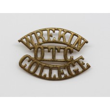 Wrekin College (Shropshire) O.T.C. (WREKIN/OTC/COLLEGE) Shoulder Title