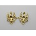 Pair of 14th/20th Hussars Collar Badges (Metal)