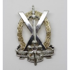 Tayforth University O.T.C. Anodised (Staybrite) Cap Badge