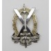 Tayforth University O.T.C. Anodised (Staybrite) Cap Badge