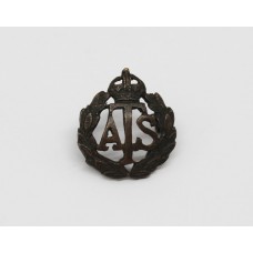 Auxiliary Territorial Service (A.T.S.) Officer's Service Dress Collar Badge - King's Crown