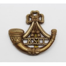 King's Shropshire Light Infantry (K.S.L.I.) WW2 Plastic Economy Cap Badge