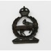 Royal Army Veterinary Corps (R.A.V.C.) Officer's Service Dress Cap Badge - King's Crown