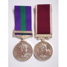 General Service Medal (Clasp - Cyprus) and Long Service & Good Conduct Medal - Cpl. C. Aitken, Royal Army Pay Corps