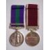 General Service Medal (Clasp - Cyprus) and Long Service & Good Conduct Medal - Cpl. C. Aitken, Royal Army Pay Corps
