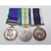 Campaign Service Medal (Clasp - Northern Ireland), South Atlantic Medal (with Rosette) and R.N. Long Service & Good Conduct Medal Group - 40 Commando Royal Marines