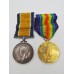 WW1 British War & Victory Medal Pair - Pte. T.A. Ratcliffe, Royal Army Medical Corps