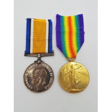 WW1 British War & Victory Medal Pair - Pte. F.L. Webster, Yorkshire Regiment