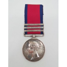 Military General Service Medal (Clasps - Fuentes d'Onor, Badajoz, Salamanca) - Hugh Conroy, 44th Foot - Wounded at Waterloo