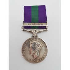 General Service Medal (Clasp - Palestine) - Fsr. F.C. Mitchell, Royal Scots Fusiliers