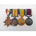 1914 Mons Star (with Slide on Bar) Medal Trio and Long Service & Good Conduct Medal Group - Cpl. W. Brooks, Royal Field Artillery