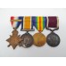 1914 Mons Star (with Slide on Bar) Medal Trio and Long Service & Good Conduct Medal Group - Cpl. W. Brooks, Royal Field Artillery