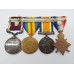 1914 Mons Star (with Slide on Bar) Medal Trio and Long Service & Good Conduct Medal Group - Cpl. W. Brooks, Royal Field Artillery