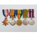 WW1 1914-15 Star Medal Trio, WW2 Defence Medal & 1939-45 War Medal - Pte. A. Gordon, 5th Bn. Lancashire Fusiliers