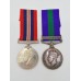 1939-45 War Medal and General Service Medal (Clasp - Palestine 1945-48) - B. Const. C.W. Barker, Palestine Police