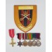 OBE, WW2, General Service Medal (Clasp - Palestine 1945-48) and Long Service & Good Conduct Medal Group - Major J.A. Mansi, Royal Warwickshire Regiment and A.P.T.C.