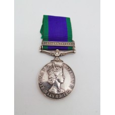 Campaign Service Medal (Clasp - Northern Ireland) - Pte. K.W. Morris, Cheshire Regiment