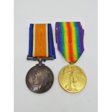 WW1 British War & Victory Medal Pair - Pte. A. Keeler, Lancashire Fusiliers